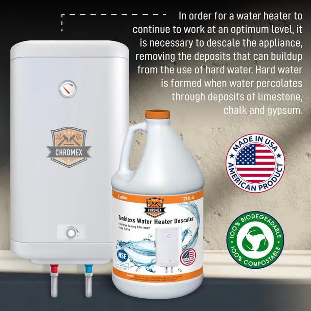 Alt view image 6 of 6 - NSF Certified Tankless Water Heater Descaling Solution | Highly Effective Descale (4 gallon) (4)