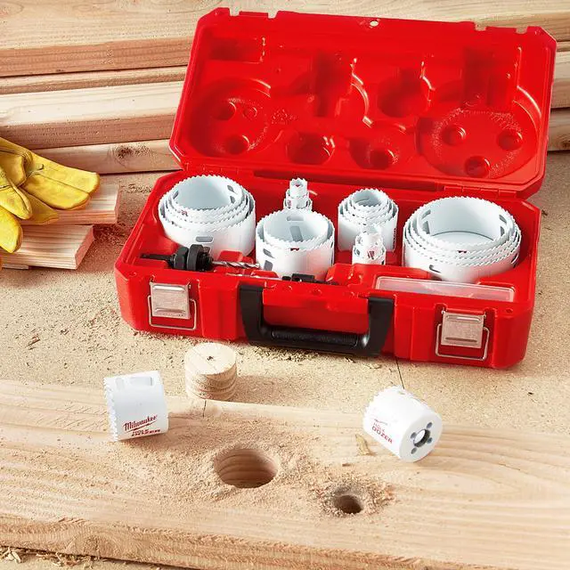 Alt view image 2 of 3 - 49-22-4185 All Purpose Professional Ice Hardened Hole Saw Kit 28 Piece