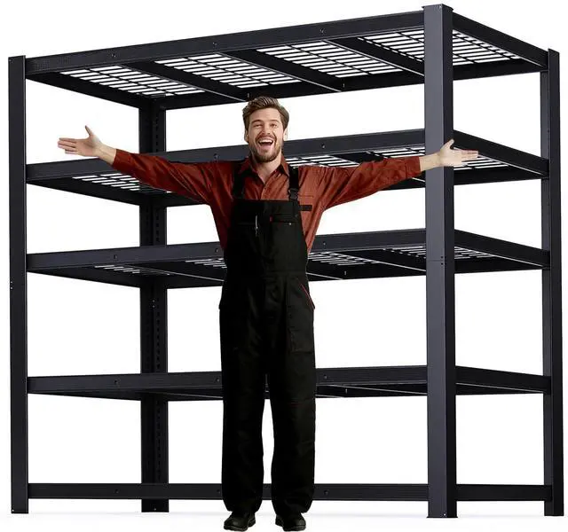 Main image of 62" W 3050LBS Storage Shelves Unit,5 Tier Heavy Duty Metal Shelving Unit and Storage Large Rack,72" H x62 W x24 D Adjustable Metal Shelving Unit,Garage Shelves for Basement,Warehouse