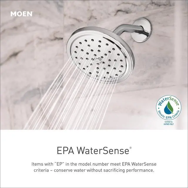 Alt view image 6 of 6 - 220C3EP Verso Eight-Function 7" Diameter Spray Head Standard With Handshower with Eco Performance, Chrome, 72" Hose