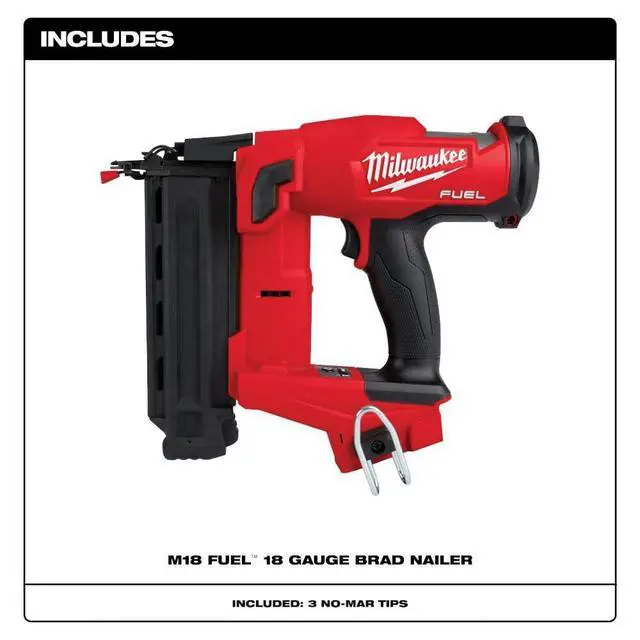 Alt view image 3 of 6 - Electric - M18 Fuel 18 Gauge Brad Nailer