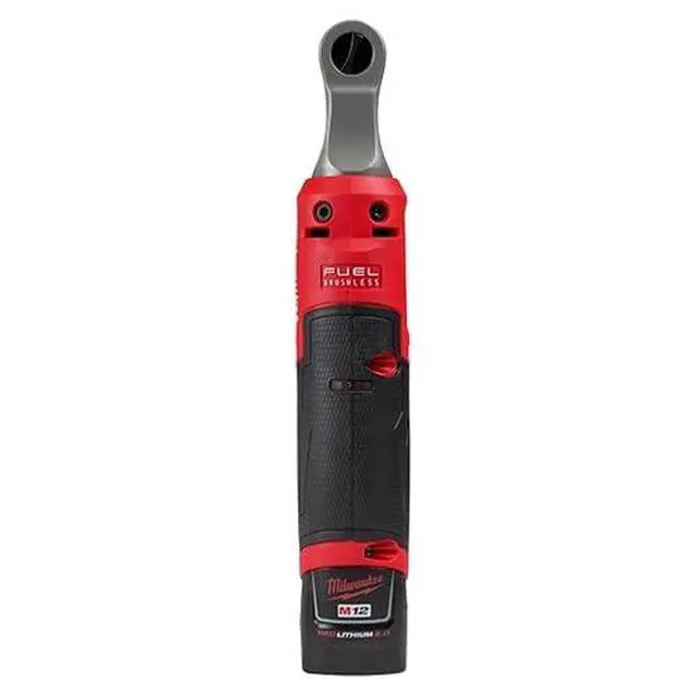 Alt view image 4 of 4 - 2566-22 M12 FUEL Brushless Lithium-Ion 1/4 in. Cordless High Speed Ratchet Kit with 2 Batteries (2 Ah)