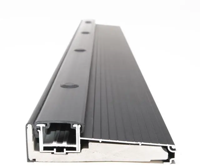 Main image of Adjustable Aluminum Threshold Extra Short Width with Hidden Screws, Adapts to Any Height, Heavy-Duty for Residential & Commercial Use, Available in Multiple Sizes (Black, 48 inch)