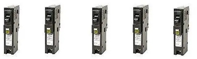 Main image of Square D by HOM120PCAFIC Homeline Plug-On Neutral 20 Amp Single-Pole CAFCI Circuit Breaker, (5-(Pack))