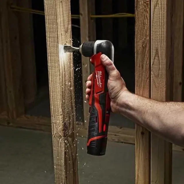 Alt view image 3 of 4 - 2415-20 M12 12-Volt Lithium-Ion Cordless Right Angle Drill, 3/8 In, Bare Tool, Medium