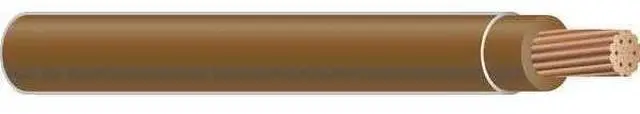 Main image of THHN BUILDING WIRE, COPPER, 12 AWG, 1C, BROWN, STRANDED, 500 FT