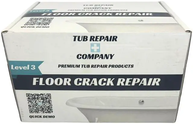 Alt view image 3 of 5 - Tub Repair Kit for Floor Cracks with Color Match, Strong Fiberglass Repair kit, Seamless Weight Bearing Repairs Floor Cracks