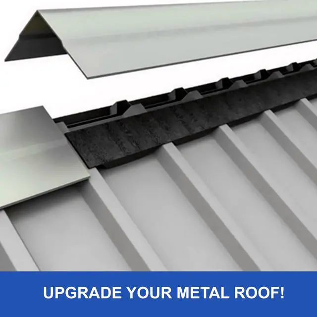 Alt view image 5 of 6 - Duco R Panel Foam Closure Strips 3ft Long, 12" Rib Spacing - 100 Pack of USA-Made Black Outer Foam Closure Strips for Metal Roofing Panels - Blocks Gaps, Moisture, Noise, & Dust (No Adhesive)