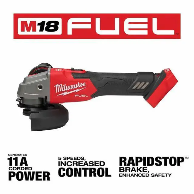Alt view image 3 of 6 - Electric - M18 Fuel. 4-1/2 / 5 Variable Speed Braking Grind