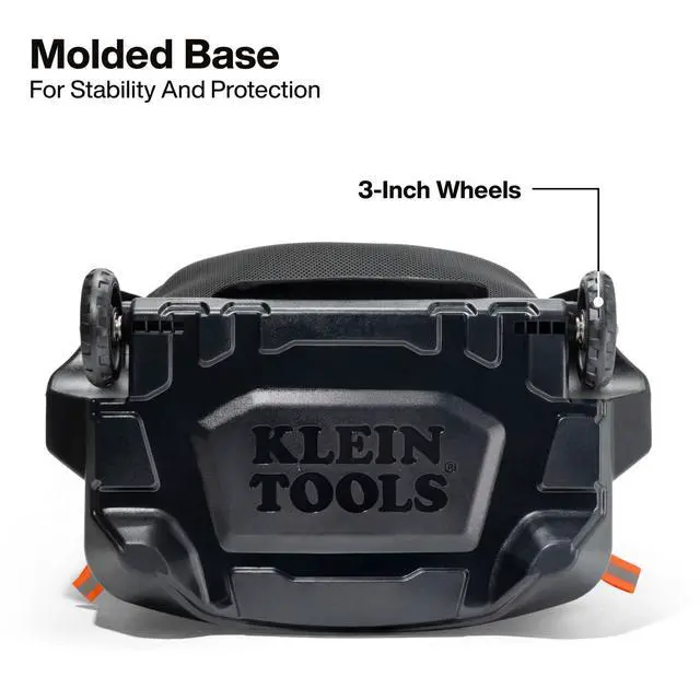 Alt view image 6 of 6 - 55604 Rolling Tool Backpack, Tool Bag with 28 Pockets, Heavy Duty Retractable Handle, Large Storage Interior, 3-Inch Wheels