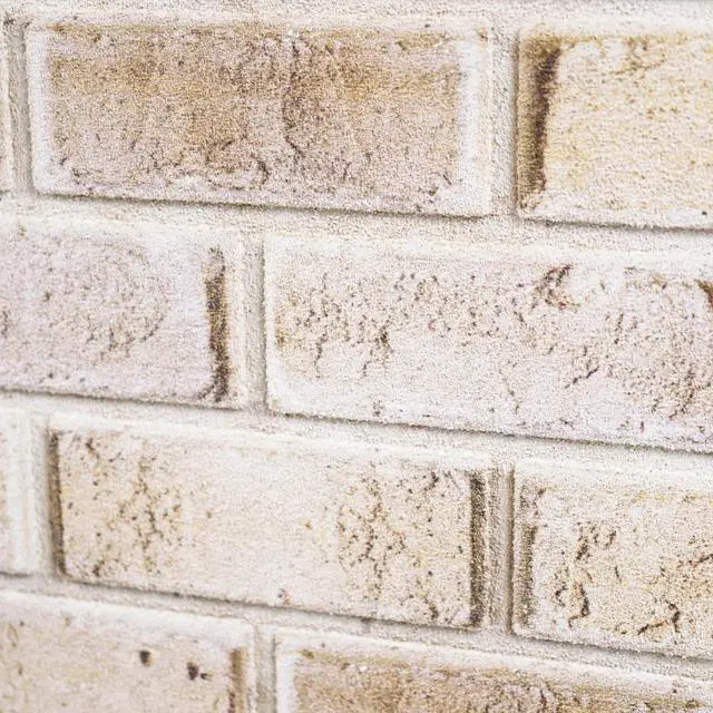 Alt view image 4 of 6 - 3D Faux Brick Wall Panels Lightweight Styrofoam Cladding for Interior & Exterior Use | DIY Decorative Panels | 9 Pack (40"x20") | Ideal for Living Room, Kitchen, Outdoor Walls Sandstone