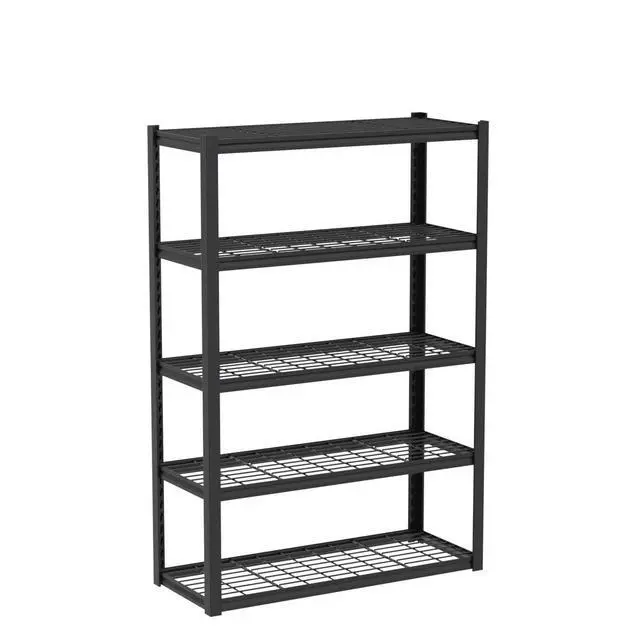 Alt view image 4 of 6 - Garage Shelving 3200LBS, 5-Tier Storage Shelves, Adjustable Industrial Metal Shelving Unit for Garage, Basement, Pantry, Warehouse,Commercial, 36" W x 16" D x 72" H, 2 Pack