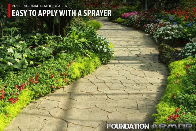Alt view image 6 of 6 - Armor SX5000 Solvent-Based Silane-Siloxane Sealer for Concrete, Brick, Pavers, Stone - Matte Concrete Sealer - 5 Gallon