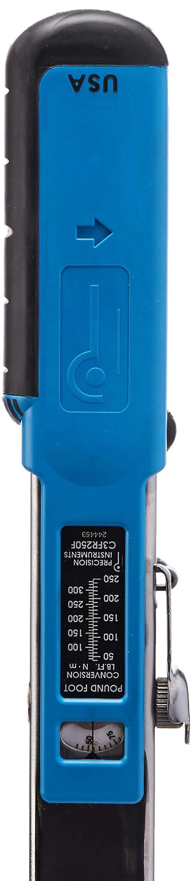 Alt view image 3 of 4 - PREC3FR250F Silver 1/2" Drive Split Beam Torque Wrench with Flex Head
