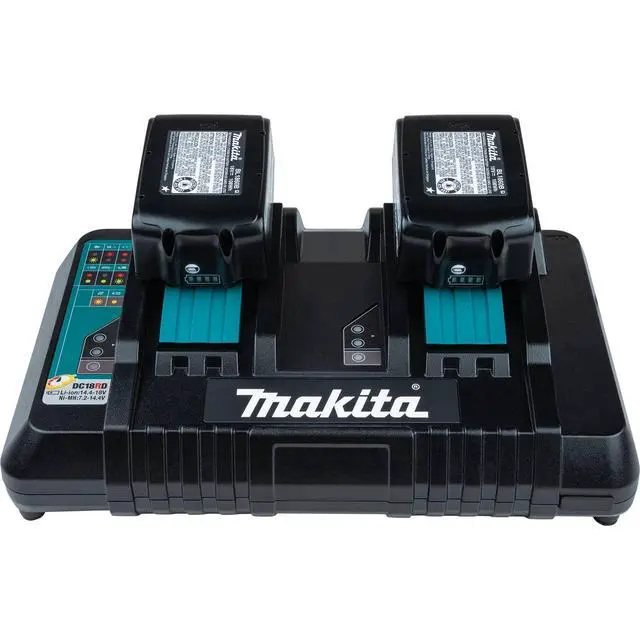 Alt view image 2 of 2 - DC18RD 18V Lithium-Ion Dual Port Rapid Optimum Charger, 2-Port