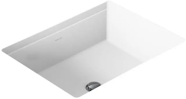 Main image of 2882-0 Verticyl Rectangular Undermount Bathroom Sink, 19 3/4", White