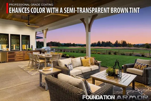 Alt view image 3 of 6 - Armor AG Brown Seal 25 Brown Tinted Exposed Aggregate Sealer