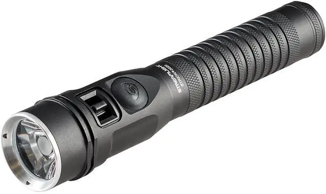 Main image of 74435 Strion 2020 1200-Lumen Rechargeable LED Flashlight, Includes 120V/100V AC/12V DC Piggyback Charging System, Black