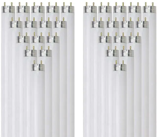 Main image of F25T8/SP850/30PK T8 High Performance Medium Bi-Pin (G13) Base Straight Tube Bulb (30 Pack), 25W/5000K, Soft White