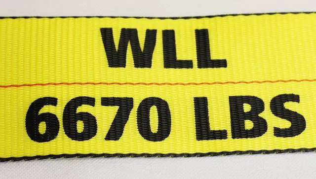 Alt view image 2 of 6 - 4" x 30' Ratchet Tie Down Straps w/Flat Hook Extreme, 6,670 Lbs WLL Tie Down for Flatbed Truck Trailer (4 - Pack) Yellow