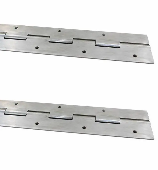 Main image of (Two Pack) 72" Heavy Duty Aluminum Piano Hinge .090" Thick Continuous Door Hinge 2" Wide Open