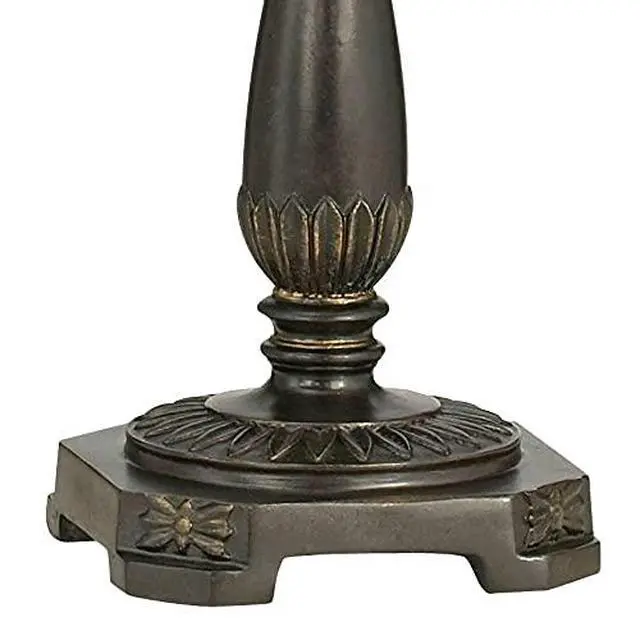 Alt view image 5 of 6 - Andrea 22 1/2" High Small Farmhouse Rustic Traditional Desk Lamps Set of 2 Smart Socket Swing Arm Brown Bronze Finish Metal Shade Home Office Living Room Bedroom Bedside Nightstand