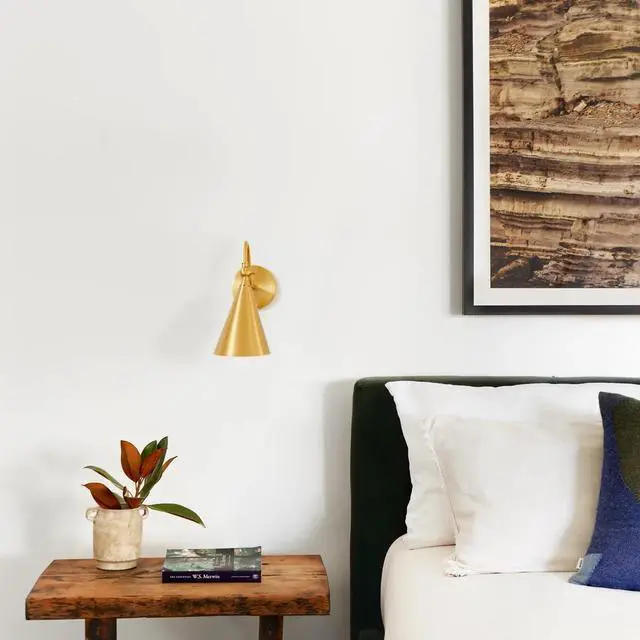 Alt view image 3 of 6 - Mitzi H285101-AGB Lupe Wall Sconce, Brass