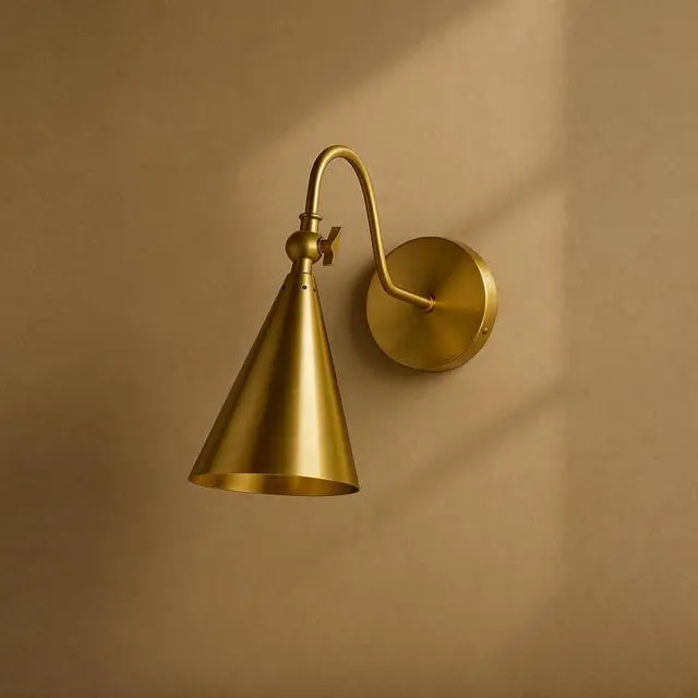 Alt view image 5 of 6 - Mitzi H285101-AGB Lupe Wall Sconce, Brass