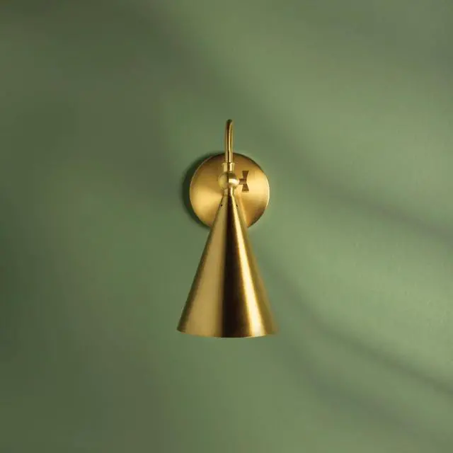Alt view image 6 of 6 - Mitzi H285101-AGB Lupe Wall Sconce, Brass
