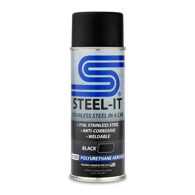 Alt view image 6 of 6 - 1012D Polyurethane, Industrial Paint Coatings, Weldable, Easy to Apply - Black (8 Pack)