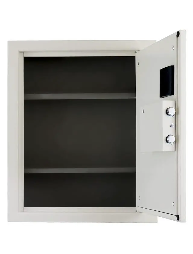 Alt view image 4 of 6 - Protex Safe Electronic Keypad Wall Safe (PWS-1814E), Burglary Resistant wall safe, digital electronic locking system, velvet interior, automatic door opening, 2 Removable shelves