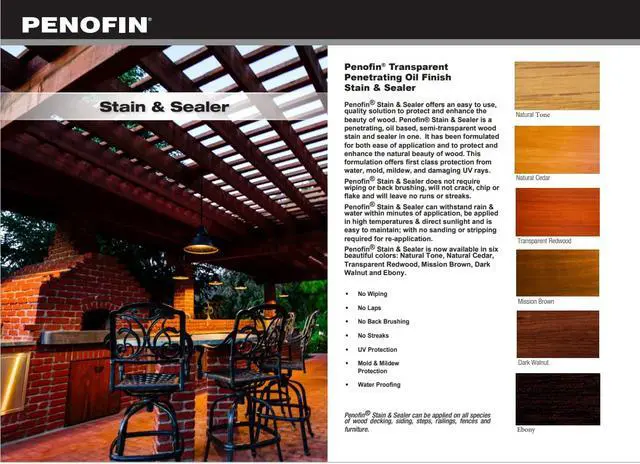 Alt view image 2 of 2 - Stain & Sealer, 5 Gallon, Ebony