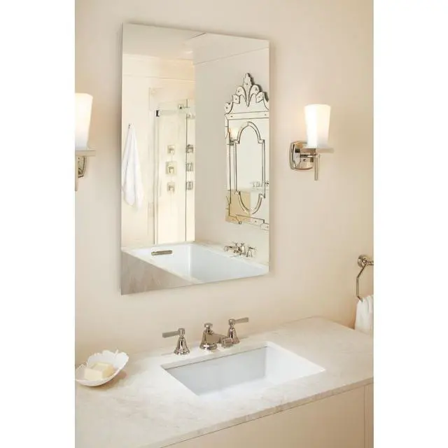 Alt view image 3 of 5 - 2882-95 Verticyl® 19-3/4" rectangular undermount bathroom sink, Ice Grey