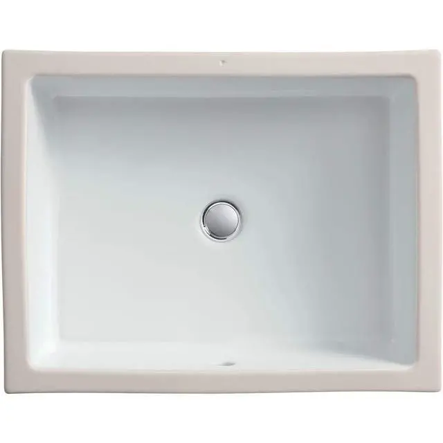 Alt view image 5 of 5 - 2882-95 Verticyl® 19-3/4" rectangular undermount bathroom sink, Ice Grey