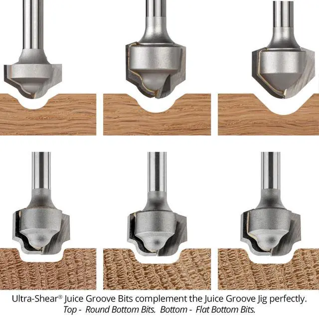 Alt view image 4 of 6 - Juice Groove Jig Adjustable Router Jig for Cutting Board Juice Grooves, Fits 10-1/4" to 18-3/4" Boards, Powder-Coated Steel Rail Design Made in USA JGJ