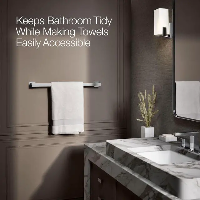 Alt view image 3 of 6 - 26634-CP Honesty® 24" Towel bar, Polished Chrome