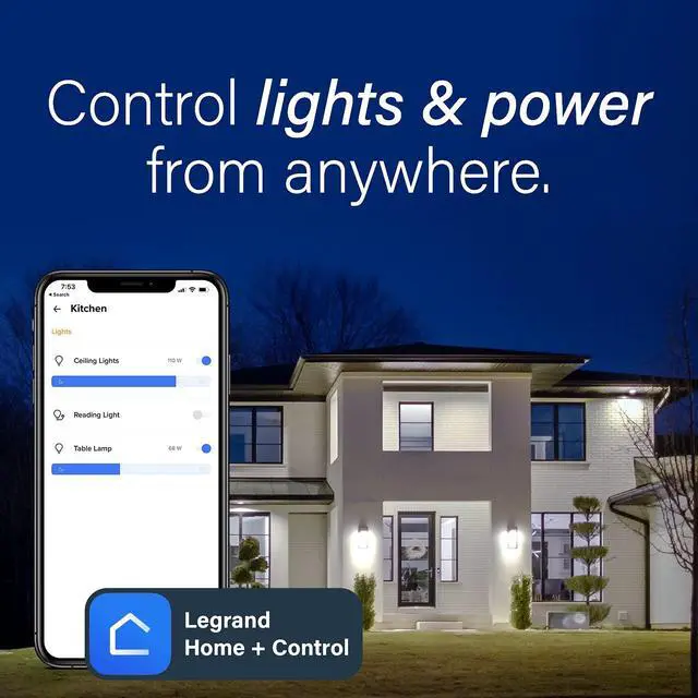 Alt view image 4 of 6 - Legrand with Netatmo Smart Home Gateway/Hub in Magnesium, WNAH1M1