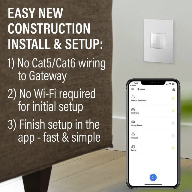Alt view image 5 of 6 - Legrand with Netatmo Smart Home Gateway/Hub in Magnesium, WNAH1M1