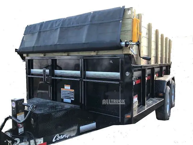 Alt view image 4 of 6 - Dump Truck and Trailer Tarp Kit Manual Pull Hand Crank Hexagon Axle NO TARP