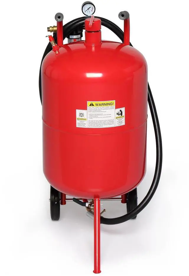 Main image of 20 Gallon Sandblaster Air Sand Blaster Kit, 125 PSI High Pressure Sand Blasting Machine | 4 Ceramic Nozzles, Portable Abrasive Blaster, Special Surface Treatment and Stain Removal Paint