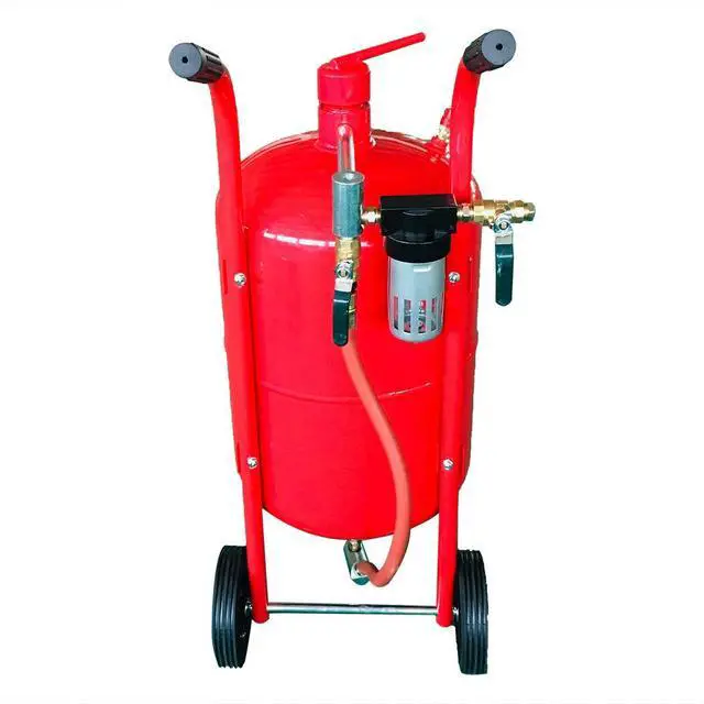 Alt view image 2 of 6 - 20 Gallon Sandblaster Air Sand Blaster Kit, 125 PSI High Pressure Sand Blasting Machine | 4 Ceramic Nozzles, Portable Abrasive Blaster, Special Surface Treatment and Stain Removal Paint