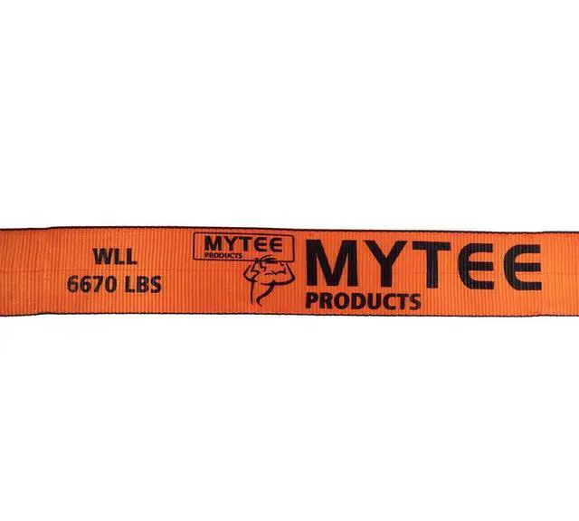 Alt view image 4 of 5 - (4 Pack) 4" x30' Heavy Duty Ratchet Straps w/Flat Hook - 6,667 lbs WLL High Abrasion Trailer Tie Down Ratchet Straps - Orange