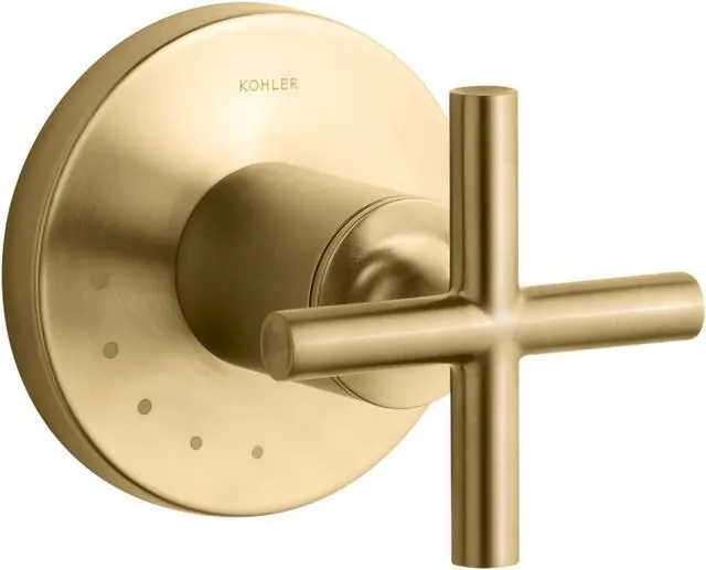 Main image of Purist Valve Trim With Cross Handle For Volume Control Valve, Requires Valve