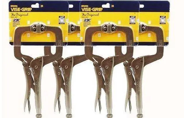 Main image of Vise-Grip 11SP(20) 11-Inch Locking Clamp with Swivel Pads (4 Pack) by Tools