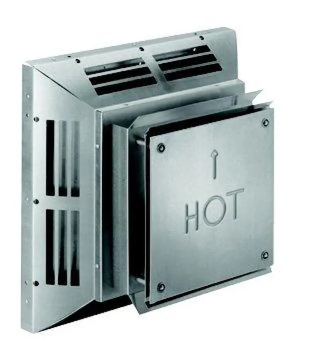 Alt view image 2 of 2 - Simpson Dura-Vent 46DVA-HC Horizontal Square Termination Cap-4" x 6 5/8" Direct Vent, 4" x 6.625", Galvanized