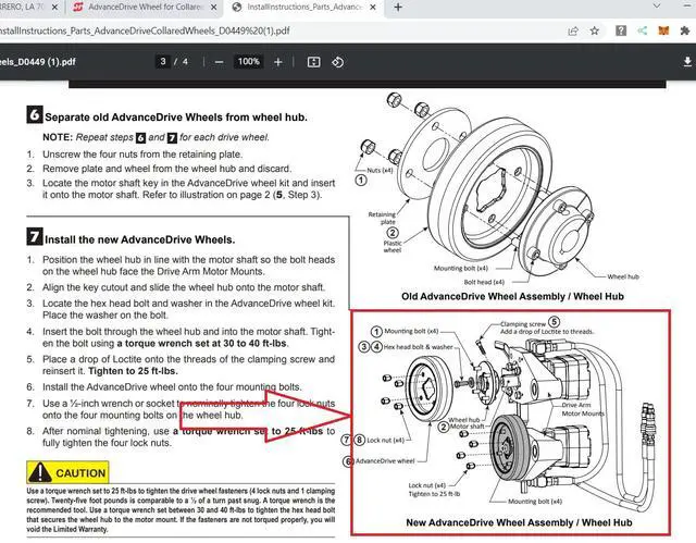 Alt view image 3 of 3 - MX3132 Drive Wheel Kit For SlideDriver, 8 inch - Replaced the MX000690