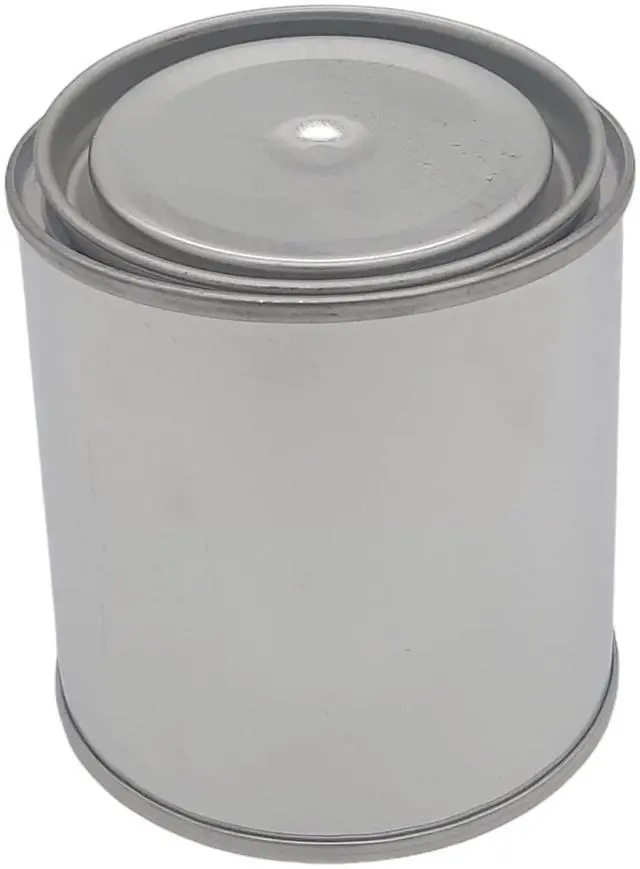 Alt view image 2 of 6 - 1/2 Pint Size Metal Paint Cans with Lids, 1-Cup Capacity Empty Unlined Half Pint Paint Pails, for DIY and Art Craft Projects. (Pack of 144)