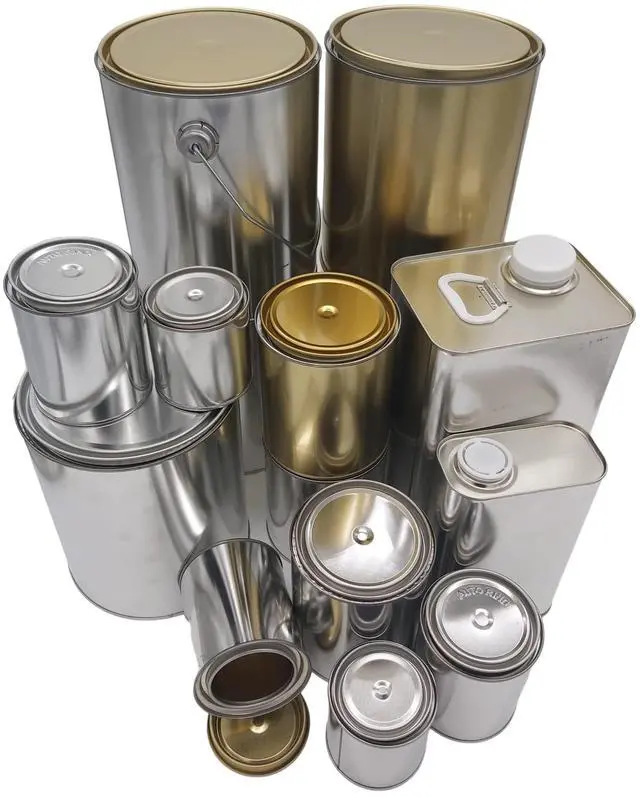 Alt view image 6 of 6 - 1/2 Pint Size Metal Paint Cans with Lids, 1-Cup Capacity Empty Unlined Half Pint Paint Pails, for DIY and Art Craft Projects. (Pack of 144)