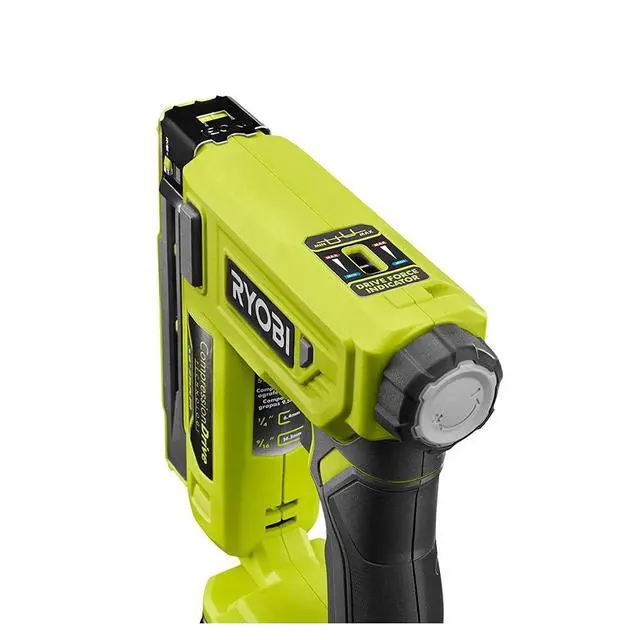 Alt view image 2 of 3 - 18-Volt ONE+ - Compression Drive 3/8" Crown Stapler Battery and Charger - PNR01KMX