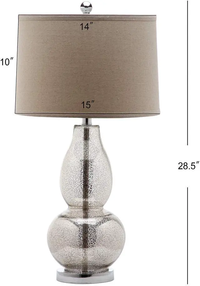 Alt view image 3 of 6 - Lighting Collection Mercurio Antique Silver/ Wheat Brown Shade 29-inch Bedroom Living Room Home Office Desk Nightstand Table Lamp Set of 2 (LED Bulbs Included)
